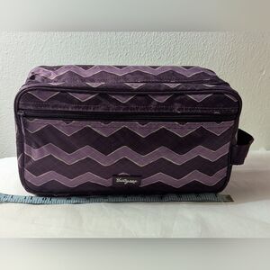 Thirty One 31 Tote Utility  24/7 Case Chevron Purple NWOT